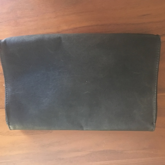 Vintage LAUREN MERKIN Clutch Bag – LuxAnthropy Lauren Merkin gray leather clutch